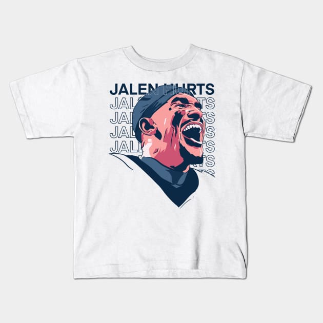 Jalen “the Phenom” Hurts Kids T-Shirt by pentaShop